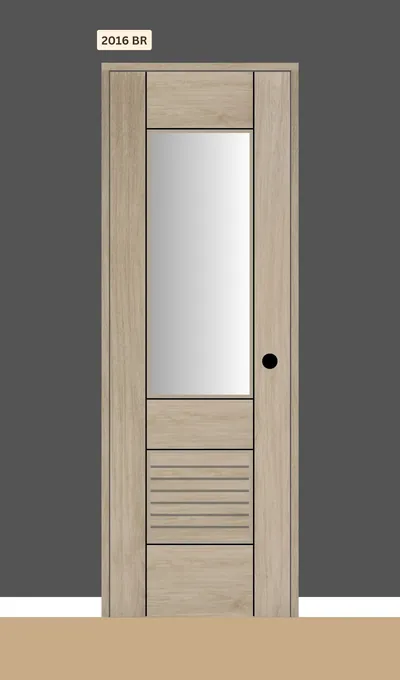 Glass w/ Louver Design