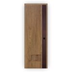 Laminated PVC Door with Louver - Modern Bathroom Door Design 1002 A