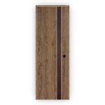 PVC Ultra Door - Modern Bedroom Door with Strip Design 1003