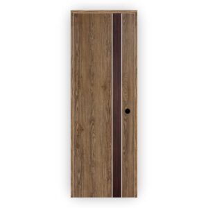 PVC Ultra Door - Modern Bedroom Door with Strip Design 1003