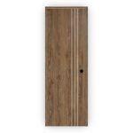 WPC Door - Modern Bedroom Door with Strip Design 2009