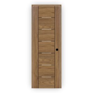 WPC Door - Modern Bedroom Door with Strip Design 2021