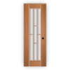 WPC Door with Glass - Modern Bathroom Door Design 3104