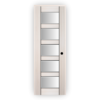 PVC Ultra Door with Glass - Modern Bathroom Door Design 3107