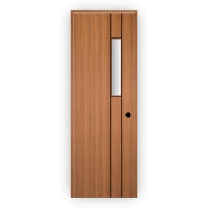 PVC Ultra Door with Glass - Modern Bathroom Door Design 3112